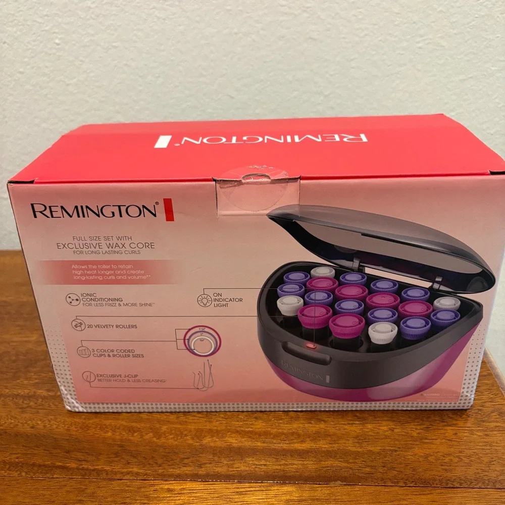 NEW Remington H5600 Ionic Conditioning Hair Setter Purple Wax Core 20 Rollers - Picture 2 of 9